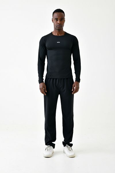 Wild Athletic Body de fitness sport cu mânecă lungă Basic Compression pentru bărbați