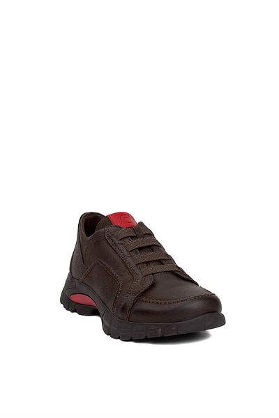 Mammamia D24KA-3290 Pantofi casual de damă din piele naturală nubuc de culoare cacao