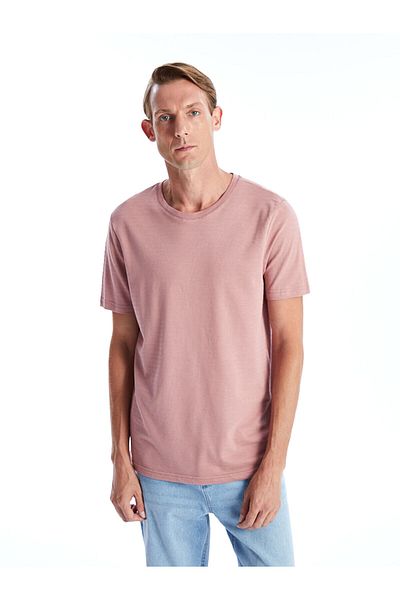 LC Waikiki Ανδρικό T-Shirt με υφή - LCW, λαιμόκοψη, κοντό μανίκι