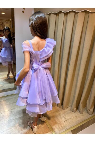 Lidya Kids TEK OMUZ ORGANZE KUYRUKLU