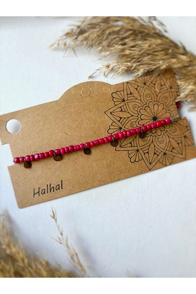 Atölye Merdiven Authentic Anklet with Sequin and Dangle