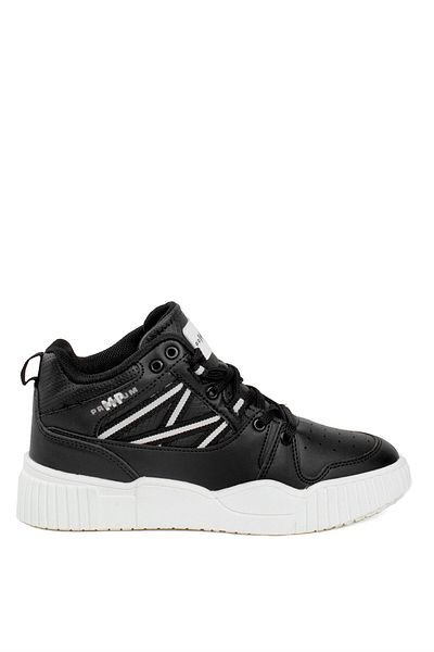 M.P. M.p 242-1827zn Black White Women's HiSneakerSports Shoes