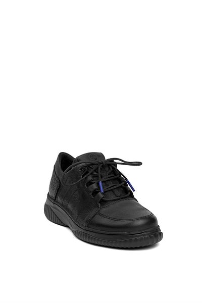 Mammamia D24KA-3225 Pantofi casual de damă din piele naturală nubuc neagră