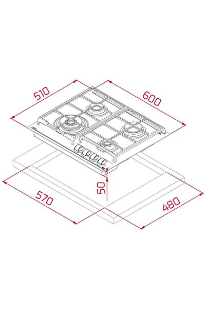 Teka Gzc 64320 Xbc Wh (E4) Beyaz Ocak