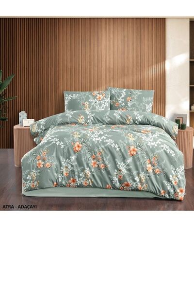 Kristal Crown Atra Sage Double Terry Cotton Bedding Set