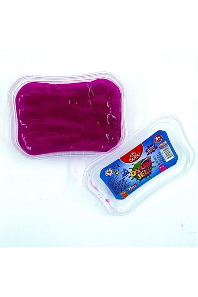 Bubu Metallic Play Gel Slime 350 Grams Neon Purple