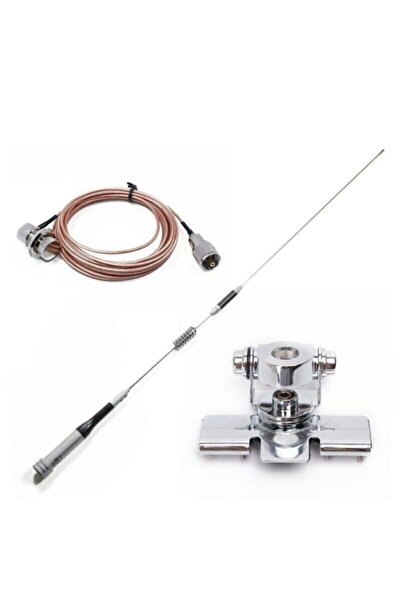 Nagoya Diamond Sg-m507 Dual Band Amatör Metal Anten + 5 mt Rg-316 Kablo + Braket