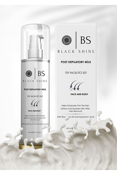 Black Shine BS 60 ml Milk Nettle - Hair Thinning and Moisturizer, Hyaluronic Acid Essence