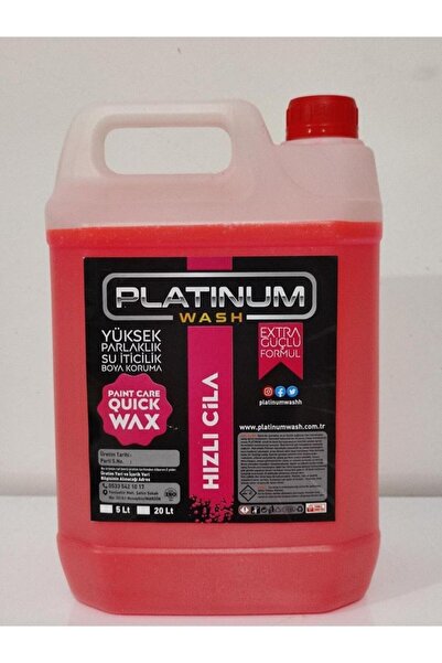 PLATINUM WASH ENDÜSTRİYEL TEMİZLİK ÜRÜNLERİ Platınum Wash Deluxe Hızlı Cila K...