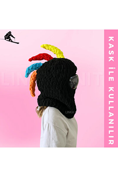 linka Soytarı Kayak Maskesi & Balaclava, Kayak Kaskı Maskesi, Kask Kılıfı, Snowboard Maskesi