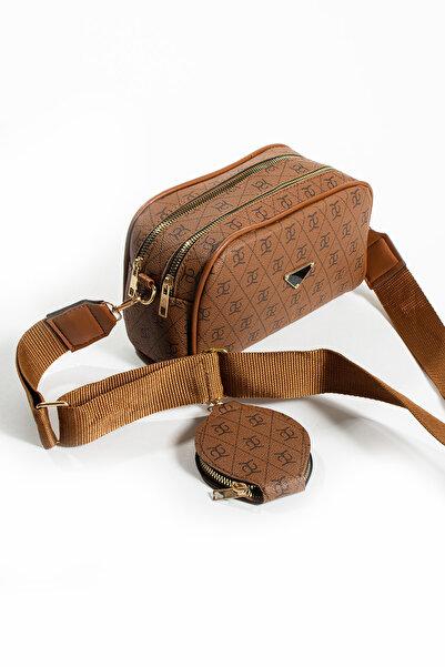 ESTUTE Kadın Çapraz Ayarlanabilir 2 Bölmeli  Askılı Çanta