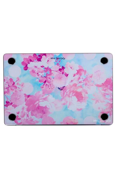 Mcstorey Macbook Air M2-m3-m4 Kılıf 13.6inç Flower03 Yapıştırma Sticker Kaplama A2681 A3113 A3240 Ile Uyumlu