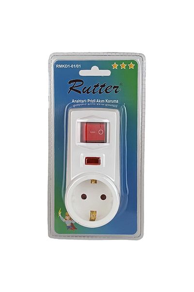 Apera Rutter Rmkd1 - 3500w Power Switch Socket Current Protection and Child Lock Wall Socket Electrical Plug