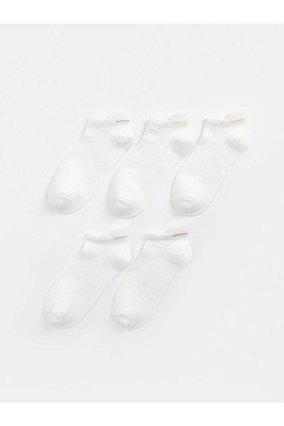 LC Waikiki 5 Pack Women's Plain Booties Socks