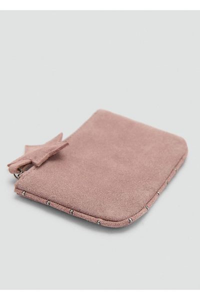 MANGO Kids Leather Wallet with Zipper