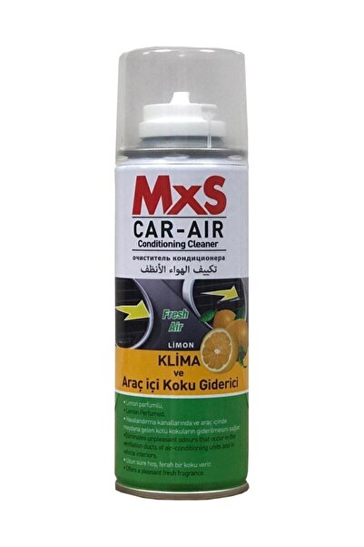 MxS Araç Içi Oto Klima Koku Giderici Fresh Bomba Limon 200 ml