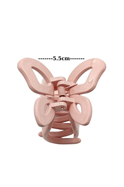 AXE SPORTSWEAR Clip de păr cu cataramă cu model fluture pentru femei - pudră