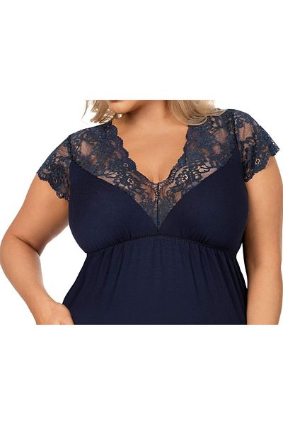 ARDSU Elegant Lace Plus Size Nightgown/Morning Gowns - Made in Eu