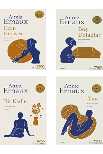 Kronik Kitap Kızın Hikayesi-Boş Dolaplar-Bir Kadın-Olay - Annie Ernaux 4 KİTA...