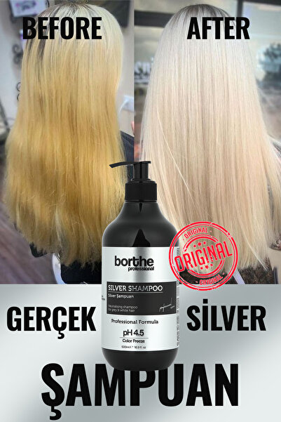 Borthe Profesyonel Silver Mor Şampuan 500 ml
