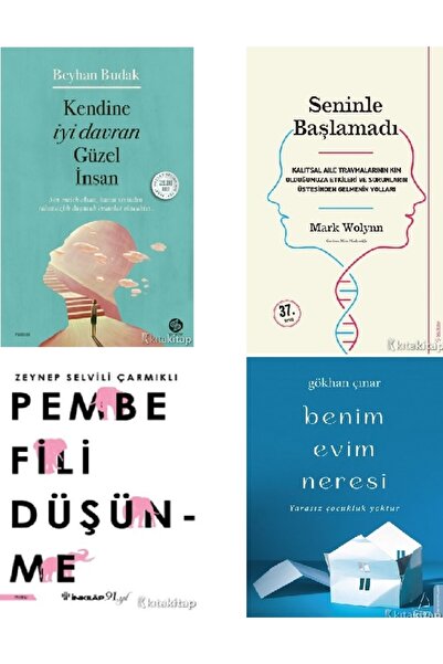 Destek Yayınları Kendine İyi Davran Güzel İnsan-Seninle Başlamadı-Pembe Fili ...