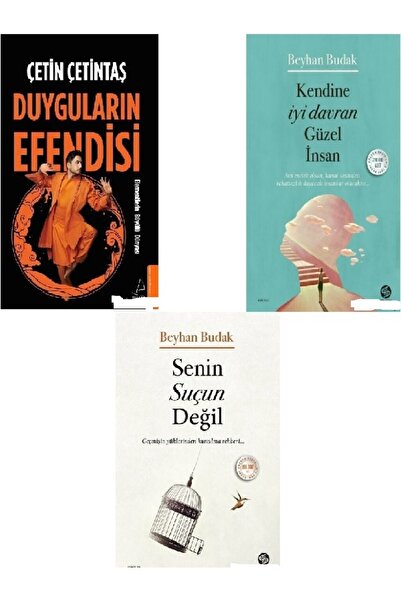 Kronik Kitap Duyguların Efendisi-Kendine İyi Davran Güzel İnsan-Senin Suçun Değil-Beyhan Budak-Çetin Çetintaş