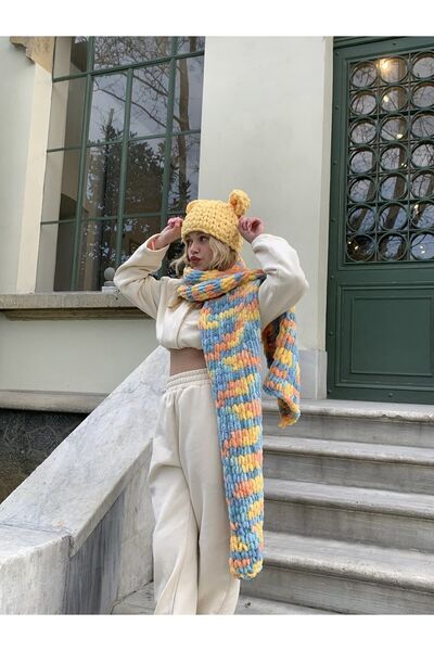 Genel Markalar Peluş Örgü Ayı Bere Şapka