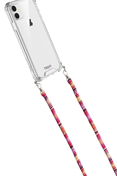 Hippi حزام هاتف من القماش الملون برباط 110 سم من برامبلز متوافق مع جميع الهوا...