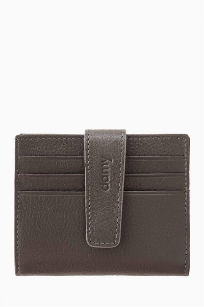 DAMY Genuine Leather Women's Wallet, Card Holder, Mother's Day 518 - Anthracite