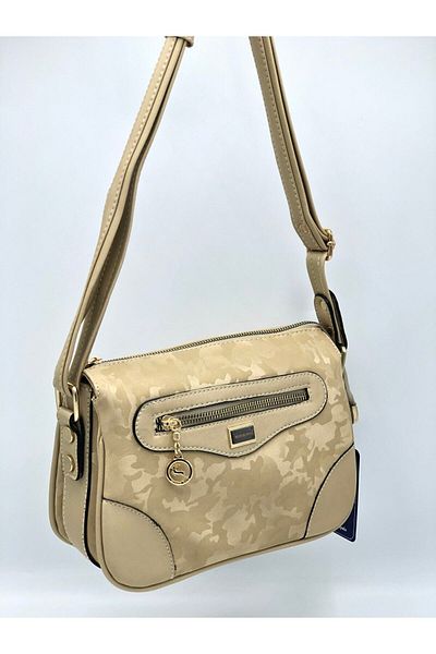 mıchael polo 5 Compartment Front Zipped Arm and Shoulder Bag Gold