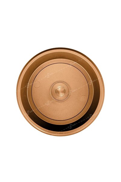 ToXA Saksı Tabağı 16cm Villa Menekşe Damla Kemer Otantik No4 Tabak Kahve Serinova Plastik