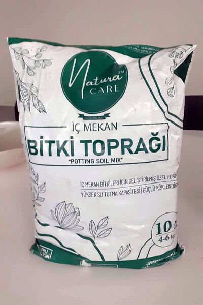 Natura Care İç Mekan Bitki Torfu 10 Litre (3-5kg) Özel Karışım Çiçek Toprağı Harcı Torf Toprak Karışımı