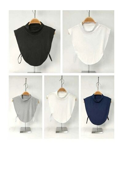 BEYAZ DÜŞ ? Hediyeli Ürün ? 5 Li Set Boyunluk Tesettür Aksesuar Renkli Kaliteli