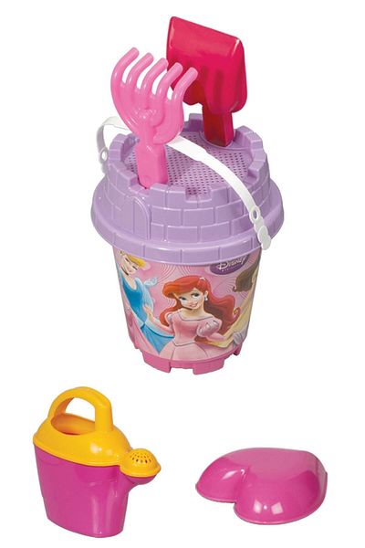 ToXA 6 Piece Disney Princess Medium Size Beach and Sea Sand Bucket - Luxury Bucket Set, Princess Toy 01552