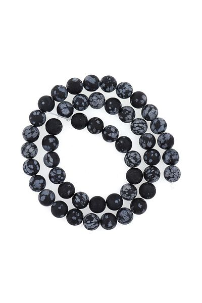 eHediyecim Φυσική Πέτρα Οψιανός Σφαίρας - 6 mm - 30 Τεμάχια