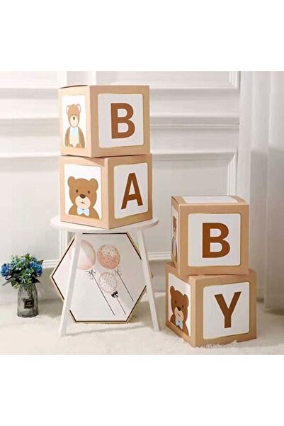 DÜVENCİ TİCARET BABY KUTU 4 LÜ 30*30 SET
