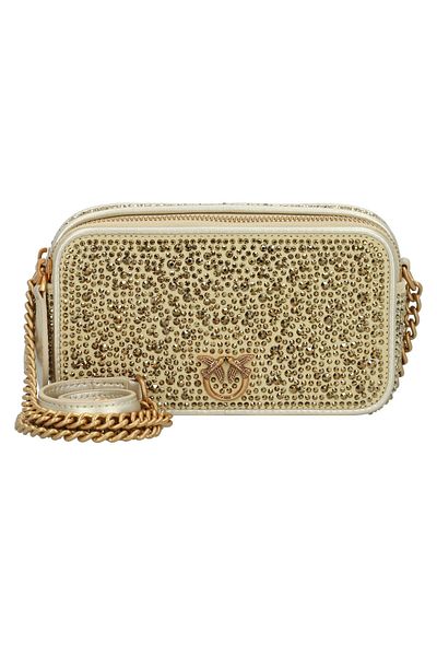 PİNKO Mini Bag Umhängetasche Leder 18 cm