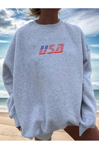 Jose Clothing Βιολογικό βαμβάκι - με τύπωμα oversized Φούτερ