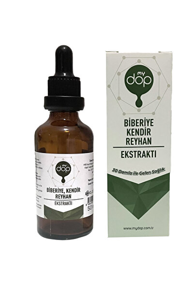 mydop Biberiye Kendir Reyhan Ekstraktı Prof. Dr. Mükerrem Şahin