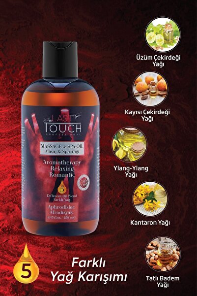 LAST TOUCH Masaj Yağı 2'li Seri Vanilya Seans+duyusal Seans