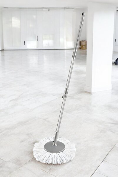 Milenay 360° Dönen Başlıklı 3'lü Sap Set ile Zahmetsiz Temizlik, 120cm, Püskü...