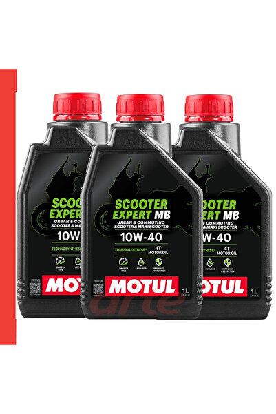 Motul Scooter Expert 10w-40 4 T Mb Motosiklet Motor Yağı Güncel Ürün 2024 Üre...