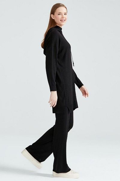 tığstore 21138 Πλεκτό Σετ με Παντελόνι Κορδόνι Qks Σετ # 23-123