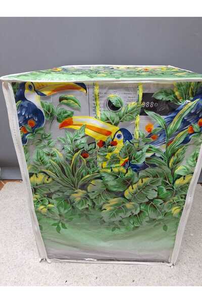 Başak Ev Tekstili Husă impermeabilă pentru spălat și uscător cu fermoar