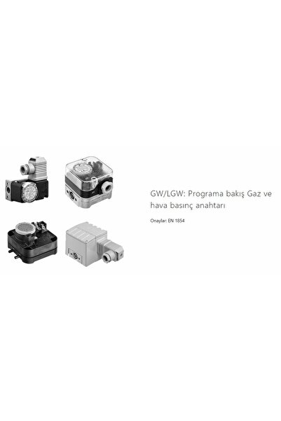 LGW50A2 Presostat 2.5…50mbar AC 50-60Hz 10A 250V
