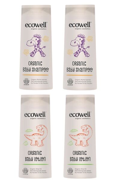 Ecowell Organik Şampuan Ve Losyon 4'lü Paket