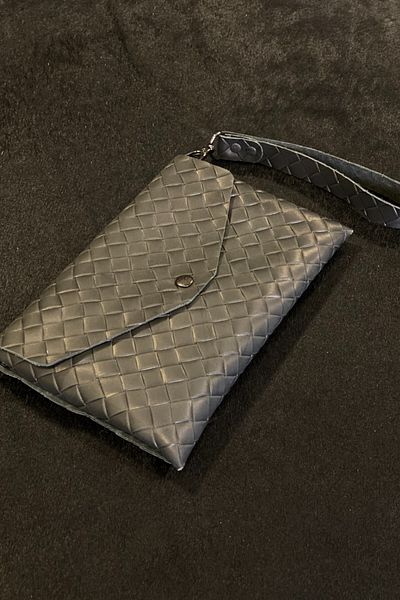 MAT Deri Genuine Leather Women's Clutch Bag - Shoulder and Thin Wrist Strap