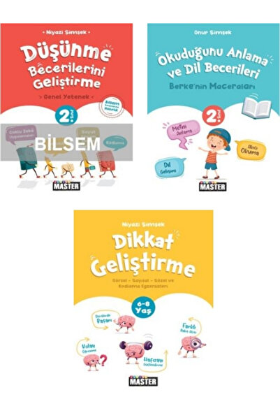 Okyanus Yayıncılık 2. Sınıf 3 lü Bilsem sınavlarına Hazırlık Seti