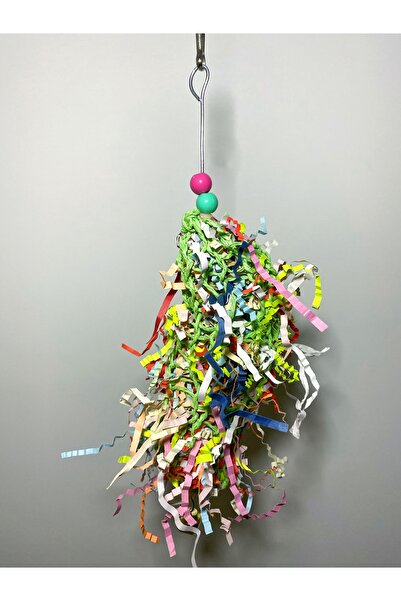 Ciko Kafes Bird Toy - Colorful Paper Shredding