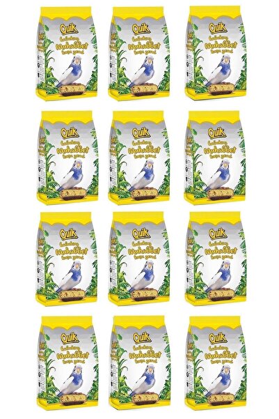 Quik Quık Special Kabuksuz Kuş Yemi 400 gr X 12 Adet